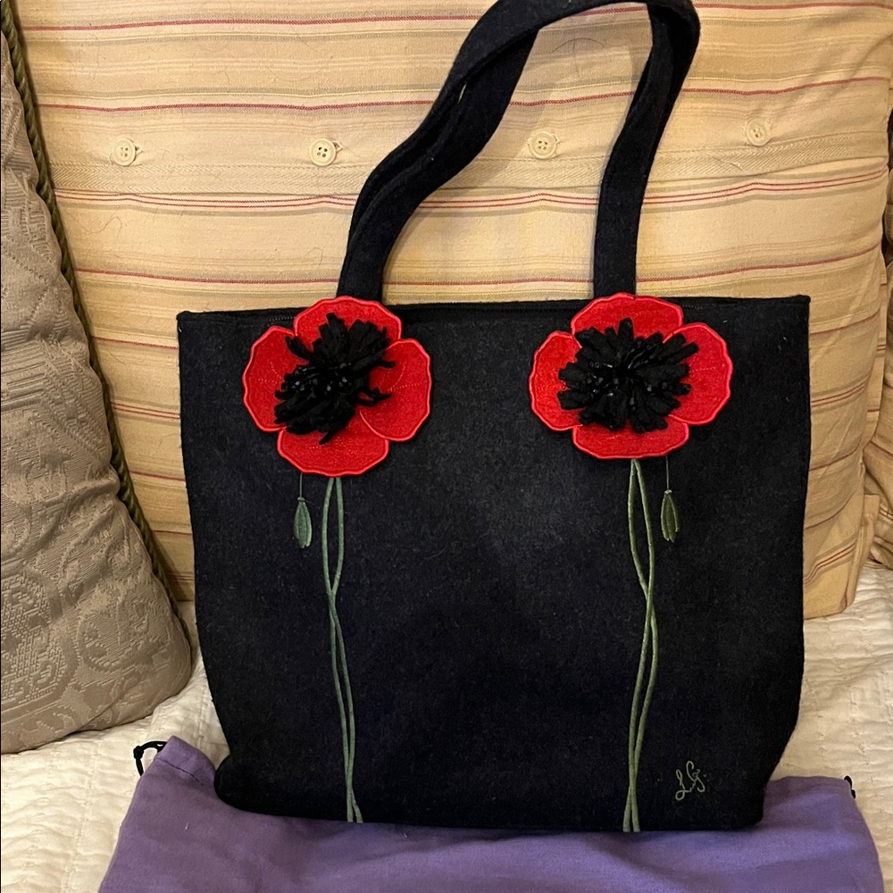 Lulu Guinness Vintage Poppy Handbag